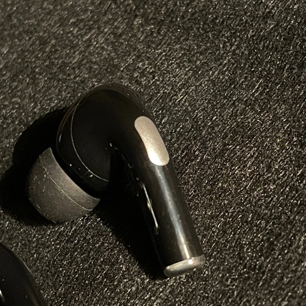 Black Wireless Earbuds with Charging Case